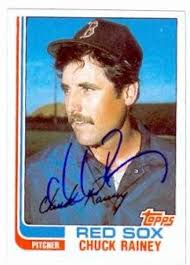 Amazon.com: Chuck Rainey autographed baseball card (Boston Red Sox) 1982  Topps #522 : Toys & Games