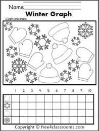 Free Winter Graphing Worksheet Fun For Preschool Kindergarten And 1st Grade Winter Kindergarten Winter Math Christmas Kindergarten