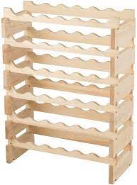 Costway Weinregal Weinstander Flaschenregal Weinschrank Flaschenstander Fur 36 Flaschen 6 Stockiger Stapelbar Holz Online Kaufen Otto