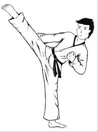 Download or print easily the design of your choice with a single click. Coloring Pages Karate Printable Creative Art