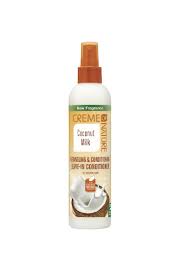 Amazon Com Creme Of Nature Coconut Milk Detangling Leave In Conditioner 8 45 Fl Ounce 75724219298 Beauty