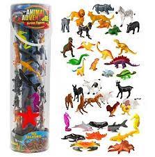 Amazon Com Giant Animal Action Figure Set Big Bucket Of Ocean Dinosaur Safari And Farm Animals 40 Figures In Giant Animals Animal Action Action Figures