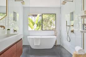 Extra wide shower curtain for a clawfoot tubopaque with magnets. Best 60 Modern Bathroom Open Showers Freestanding Tubs Design Photos Dwell