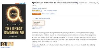 Of course not, but a book about the (completely bonkers) qanon conspiracy theory has crept up into the bestseller list on amazon. Qanon Book Claiming Democrats Eat Children Is Climbing The Amazon Charts Marketwatch