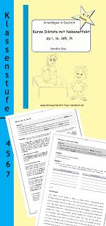 Kurze Diktate Mit Nebeneffekt Zu I Ie Ieh Ih 4 7 Kl Unterrichtsmaterial Im Fach Deutsch Unterrichtsmaterial Kunstunterricht Grundschule Deutsch