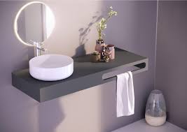 Vasque A Poser Porcelaine L 37 X P 12 Cm Diam 36 Cm Blanc Circus Vasque A Poser Vasque Decoration Salle De Bain