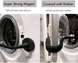 Some doorknob designs and configurations are more practical than others. Buy Front Load Washer Door Prop Flexible Washer And Dryer Door Prop Keep Washer Dryer Door Open To Keep Dry Black Online In Turkey B08tstmxzw