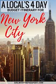 If You Are Planning Some New York City Travel But Are Short On Time And Cash Then This New York City Itine New York City Travel Travel New York City Vacation
