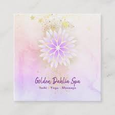 Mandala Dahlia Pastel Lavender Pink Square Business Card Zazzle Com Square Business Card Spa Gifts Diy Pastel Lavenders