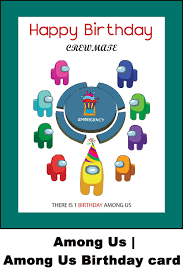 This package included 10 invitation card, they are the ticket to the game, you could write the place, time and date to invite friends to play this exciting and challenging game. Customizable Happy Birthday To My Favorite Imposter Among Us Card Birthday Cards Paper Party Supplies Blackswan Uz