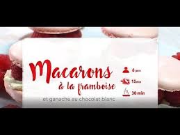 Recette Companion Macarons A La Framboise Et Ganache Au Chocolat Blanc Youtube