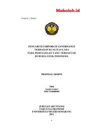 Contoh proposal skripsi kuantitatif akuntansi. Cara Membuat Proposal Skripsi Dengan Benar Bab I Sampai Iii