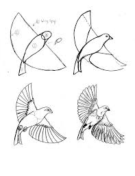 Bird Drawing For Kids Step By Step Easy Step By Step 9 Art Draw To Practice For You Page 5 Of 9 9facts Bird Drawings Drawings Bird Art