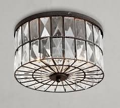 Adeline Crystal Flush Mount Pottery Barn