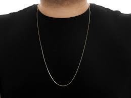 Italian, modification of middle french courante. Corrente Masculina Fina Lisa Sem Pingente Banhada A Ouro No Elo7 Lummi Commerce 13e0bfd
