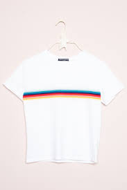 Black And White Brandy Melville Shirt Brandy A Melville Jamie Rainbow Top Clothing Clothes Rainbow Outfit Top Outfits