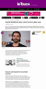 Daniel küblböck net worth, salary, cars & houses. Intouch Hat Zu Daniel Kublbock Luge Nichts Zu Sagen Ubermedien
