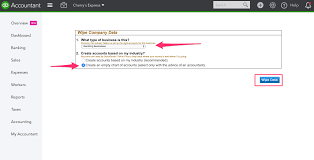 Creating A New Qbo Account Without A Chart Of Accounts
