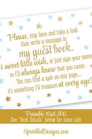 Twinkle Little Star Baby Shower Guest Book Sign Boy 1st Etsy In 2020 Guestbook Birthday Baby Shower Guest Star Baby Showers