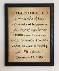 Best 17th anniversary gift ideas from 17th anniversary 17 17th 17th anniversary gift for wife.source image: Pin On Anniversary 17 Years