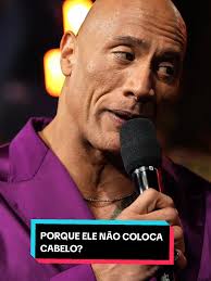 Cara Poe Peruca No Dwayne Johnson E Faz Fake