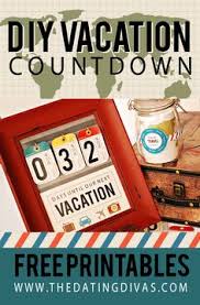 Diy Vacation Countdown Vacation Countdown Travel Crafts The Dating Divas