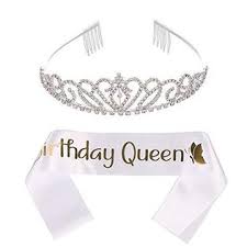Maybe you would like to learn more about one of these? Adikoo Birthday Queen Sash And Rhinestone Tiara Or Crown Set Birthday Sash Happy Birthday Gifts Birthday Party Favors Supplies And
