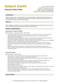 chief of staff resume samples qwikresume