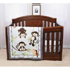 Springbaby crib bedding set for boy, girl, soft cotton baby bedding set, portable standard crib bedding set, safari woodland tiger monkey crib bedding set, 3 piece neutral crib set in. Monkey Baby Crib Bedding Sets Shop Clothing Shoes Online