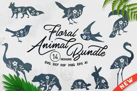 Download Floral Animal Bundle Svg 14 Svg Files 820146 Paper Cutting Design Bundles