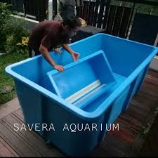 Jual Bak Kolam Fiber 200x100x70cm Penangkaran Koi Jakarta Pusat Savera Aquarium Tokopedia