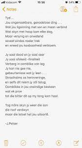 Johnell Van Vollenhoven On Twitter Fridayblues Gedigte Afrikaans Tyd