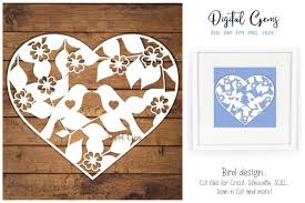 Bird Papercut Design Graphic By Digital Gems Creative Fabrica