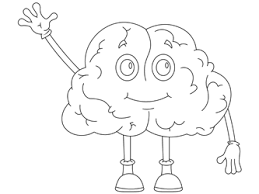 The brain is the boss of your body. Brain Coloring Pages