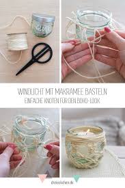 So ein teelicht im makramee style kannst du dir mit ganz wenig geld und zeit zuhause selber machen. Makramee Anleitung Fur Windlichter Im Boho Stil In 2020 Macrame Patterns Macrame Diy Macrame Knots