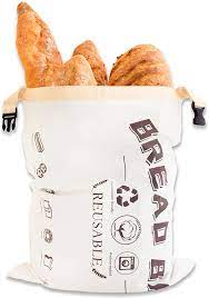 Buy Edjettiby Bread Bags For Homemade Bread Reusable Bread Bag Linen Bread Bag Large Sourdough Bread Bag With Double Lining Bread Storage Bag Great Gift Online In Indonesia B094n8dxt5