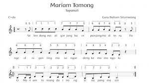 Bagaimana Interval Pada Lagu Mariam Tomong Di Atas Banyakkah Nada Nada Yang Sama Berturut Turut Tribunpadang Com