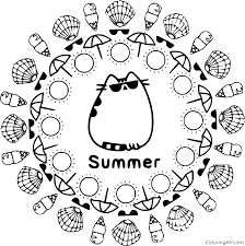 (paid content) it's no secret that we like to break the mold when it comes to beauty. Pusheen Summer Mandala Coloring Page Coloringall