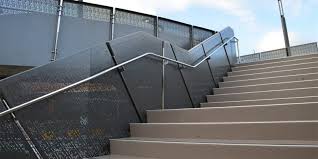 Perforated Metal Panel Railing Demax Arch