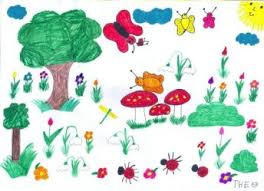 Plansele de colorat de primavara vor surprinde renasterea naturii, inflorirea copacilor, primii ghiocei. Desene De Colorat Cu Peisaje De Primavara