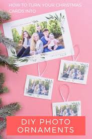 Upload your favorite photos and memories to make holiday greetings that will stand out among the stack. How To Make Genius Diy Photo Ornaments From Christmas Cards