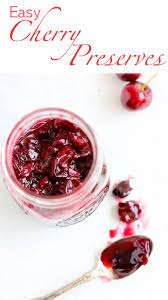 If you have access to sour cherries, you can substitute them for up to half of the sweet. Cherry Preserves Ricotta Toast Chef Lindsey Farr