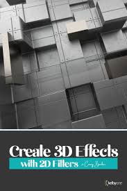 Create 3d Effects With 2d Filters Is Corey Barker S Latest Project For You To Follow Along With On Kelbyone Curriculum Development Object Lessons Web Design