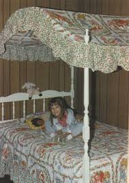 Vintage Strawberry Shortcake Bedding And A Bed Just Like Mine Childhood Memories 70s My Childhood Memories Girls Bed Canopy