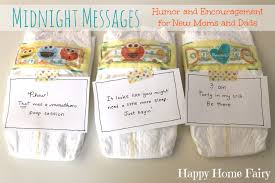It engages the guests in gift opening and make your baby shower party full of fun and laughter. Midnight Messages For New Mommies Free Printable Happy Home Fairy