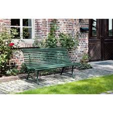 An original design for a modular garden bench made of teak. Curved Steel Garden Bench Manufactum