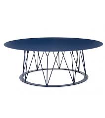 Folding outdoor coffee side table small round wood patio furniture brown/white. Ataman Mesh Round Coffee Table Garda Furniture