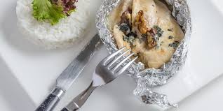 Recette Papillotes De Poulet A La Creme Facile Mes Recettes Faciles Papillotte Poulet Poulet A La Creme Poulet