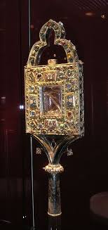 The Cross Nail Reliquary That Carries A Fragment Of Nail From The Cross Of Christ At The Essen Cathedral Treasu The Cross Of Christ Ancient Scripts Cross Nails