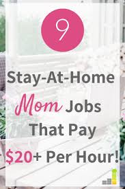 9 Best Jobs For Stay At Home Moms To Make Money Mom Jobs Earn Money From Home Work From Home Moms